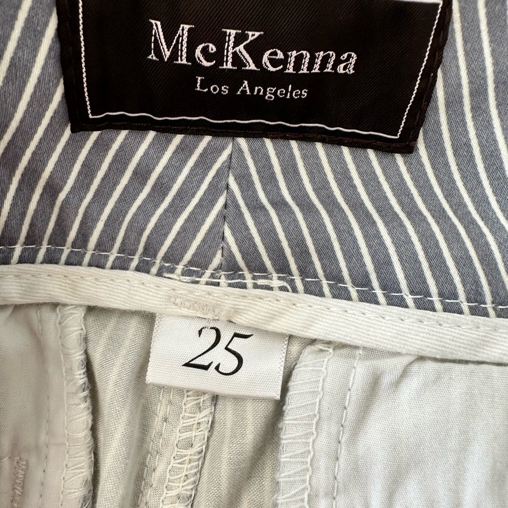 McKenna Railroad Pin Striped Sailor High Rise Pants sz: 25 - Picture 4 of 7